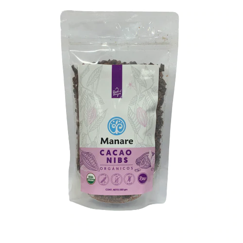 Cacao nibs orgánico 200 grs